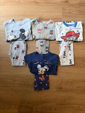GAP Kids Pajama Sets - Blue, Light Gray, Navy, White